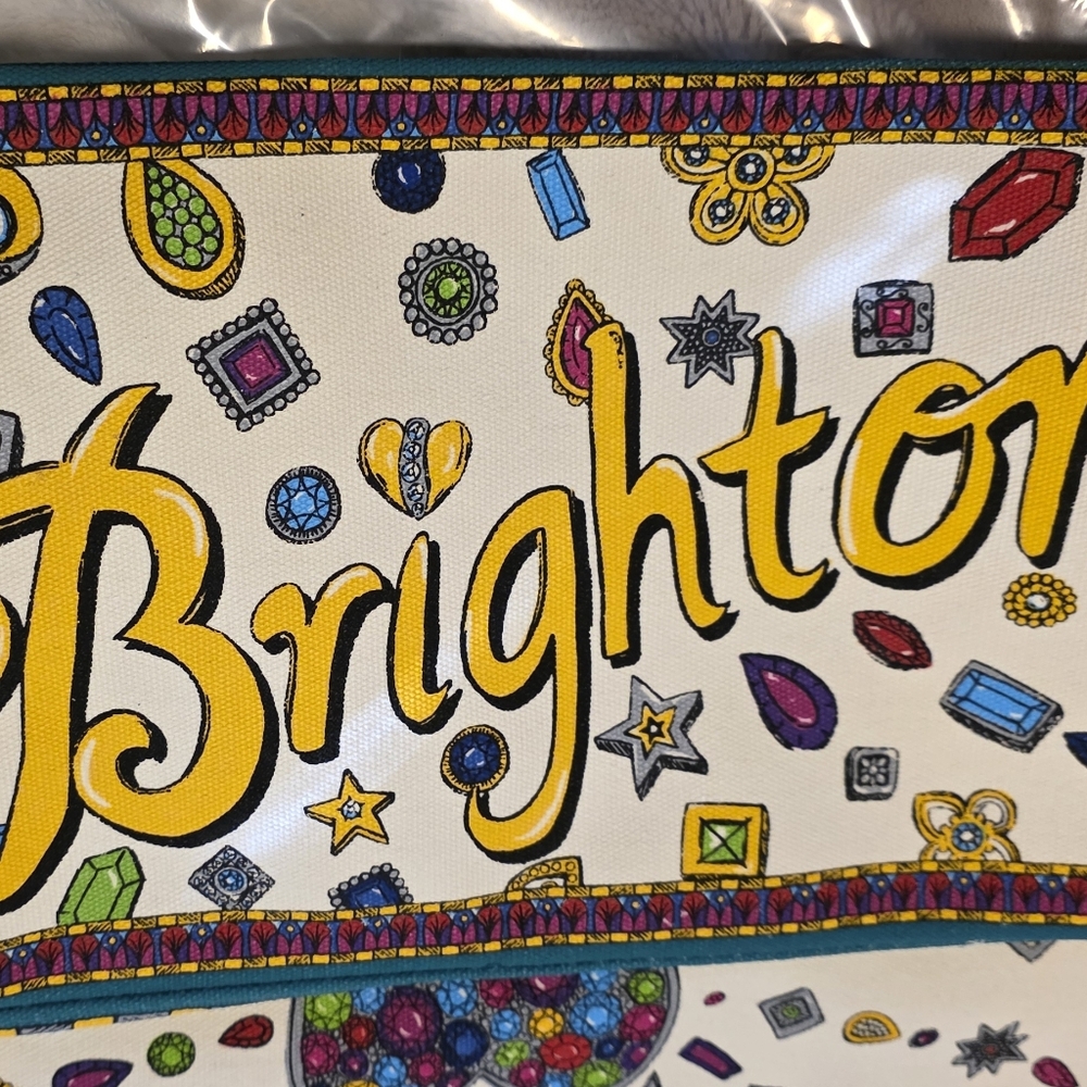 Brighton Charmed Love Canvas Tote NWT - Picture 10 of 10